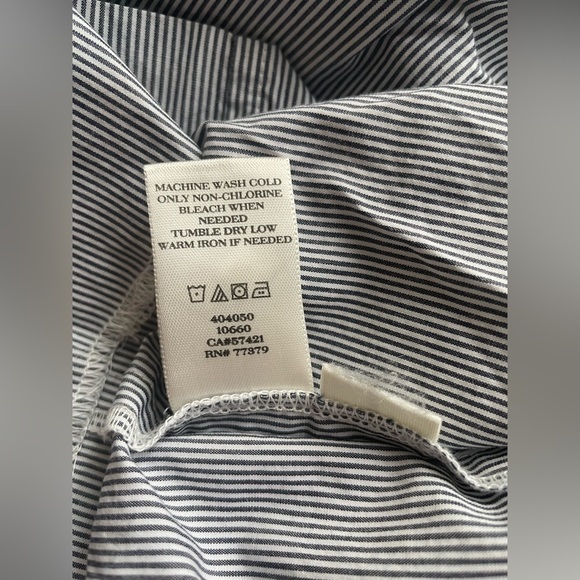 Ann Taylor Women Stripped Sleeveless Dress Cotton Size 2 - Picture 12 of 12